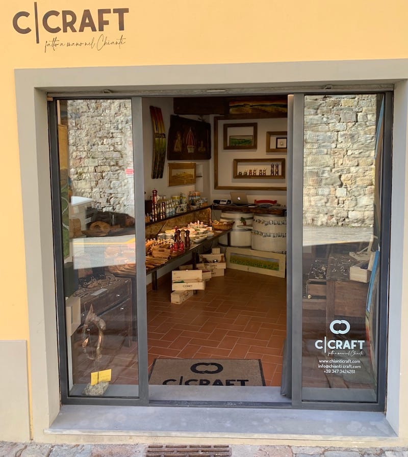 Artisan shop in Badia a Passignano Chianti Tuscany